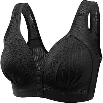 Soft Padded Front Closure Cotton Bra