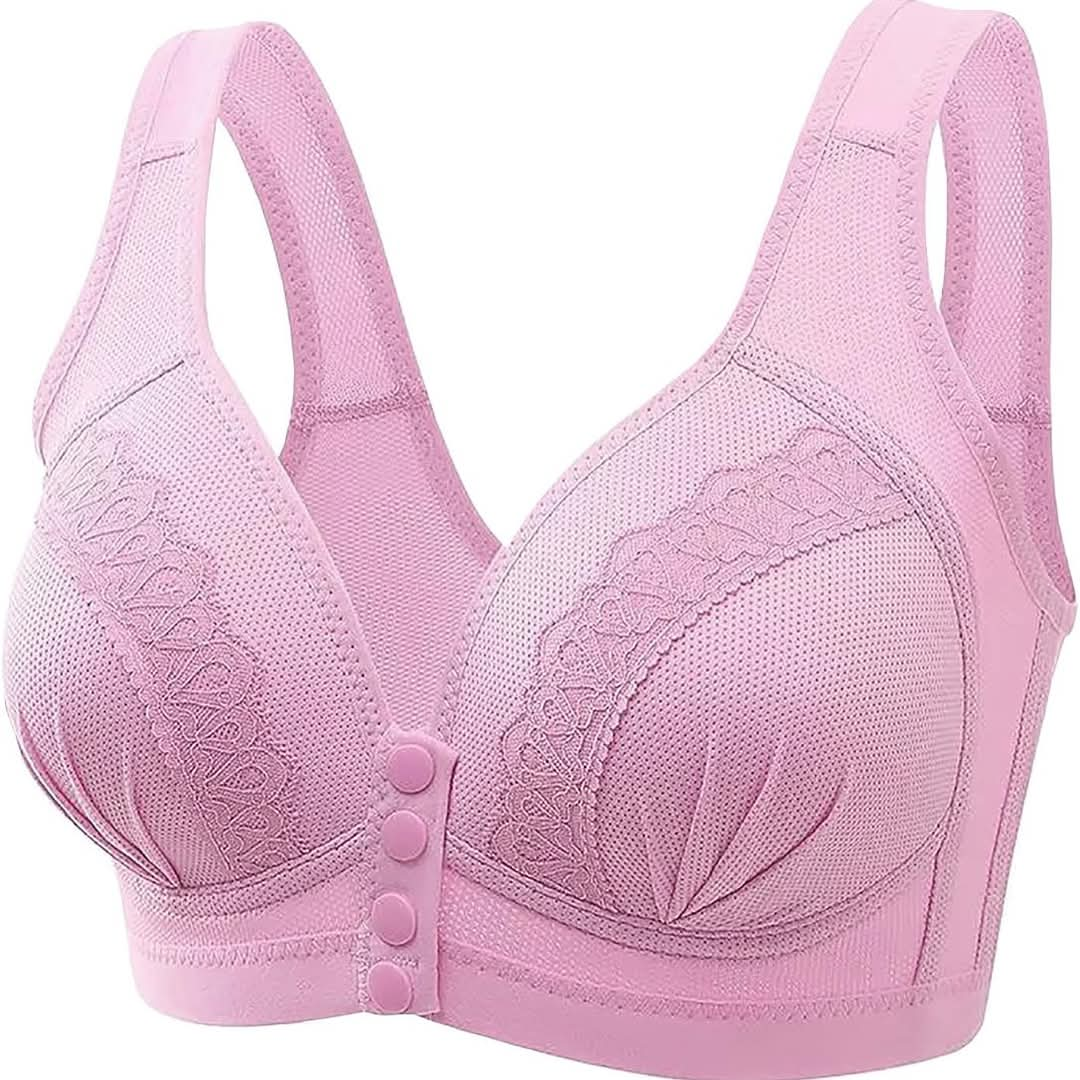 Soft Padded Front Closure Cotton Bra