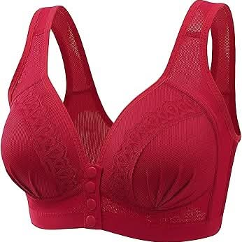 Soft Padded Front Closure Cotton Bra