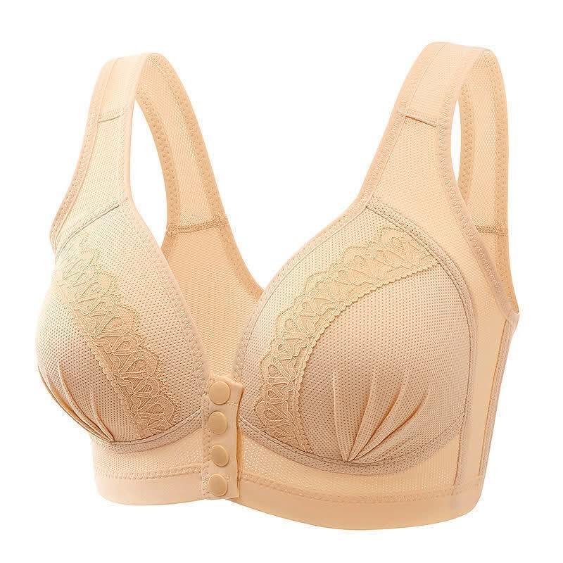 Soft Padded Front Closure Cotton Bra